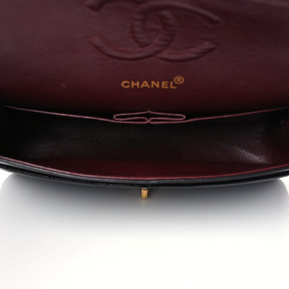 Chanel Lambskin Quilted Medium Double Flap Black 5 of 14