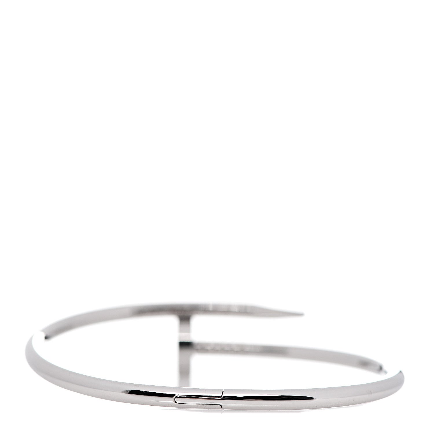 Cartier 18K White Gold Juste Un Clou Bracelet 17 2 of 3