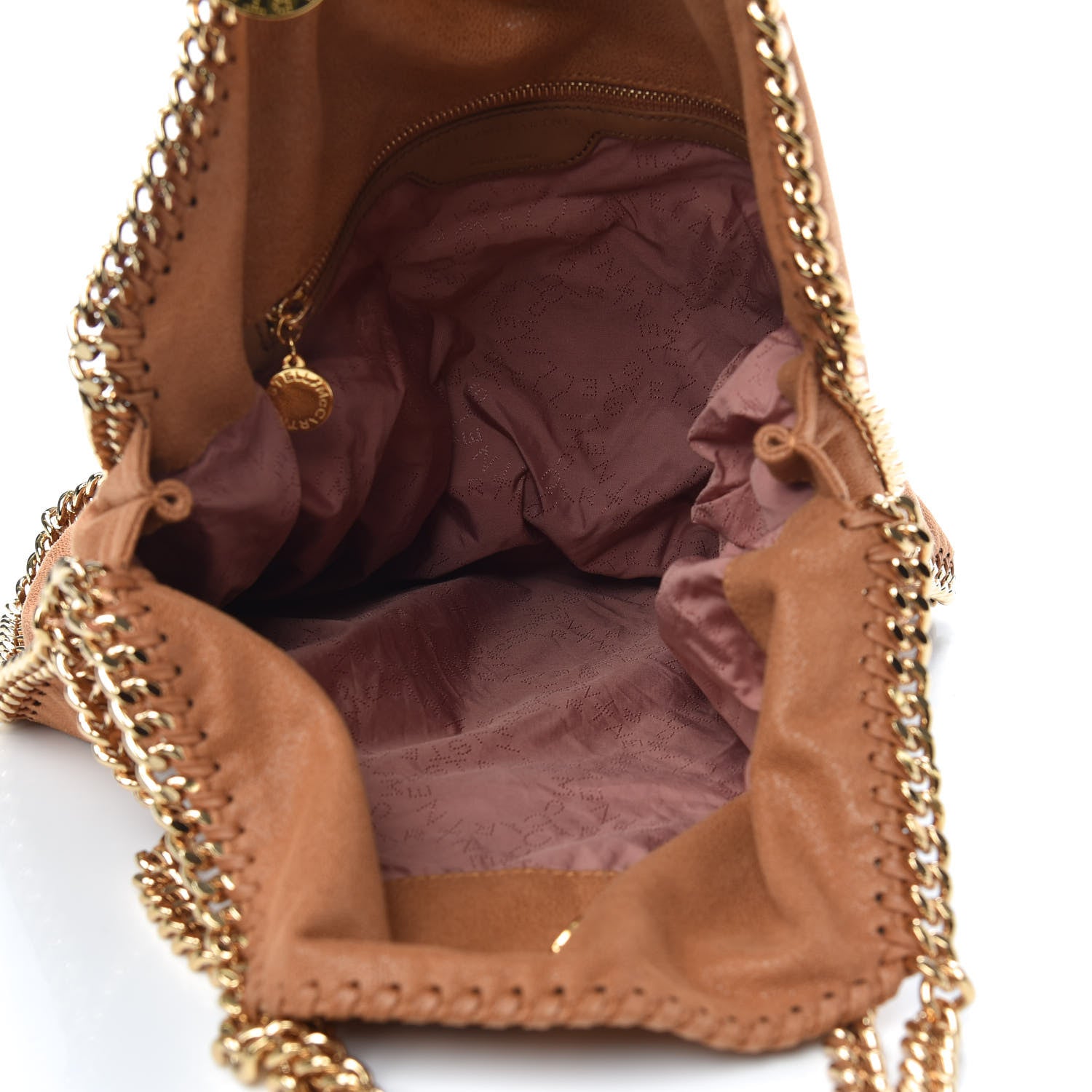 Stella McCartney Shaggy Deer Falabella Fold Over Tote Brandy 5 of 9
