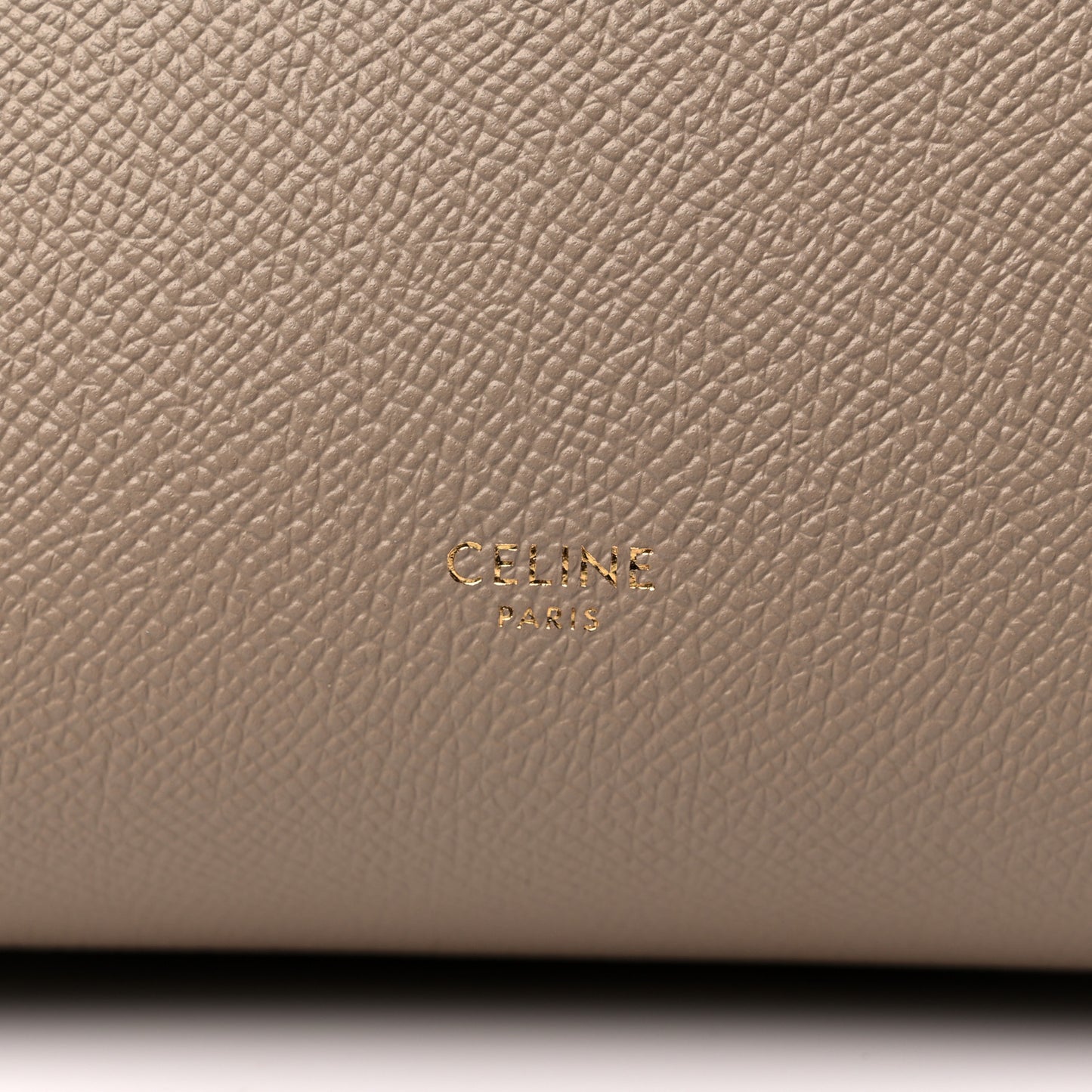 Grained Calfskin Mini Belt Bag Light Taupe