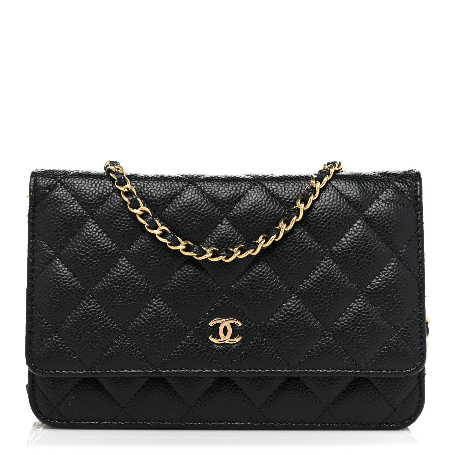 Chanel Caviar Quilted Wallet On Chain WOC Black 1 of 9