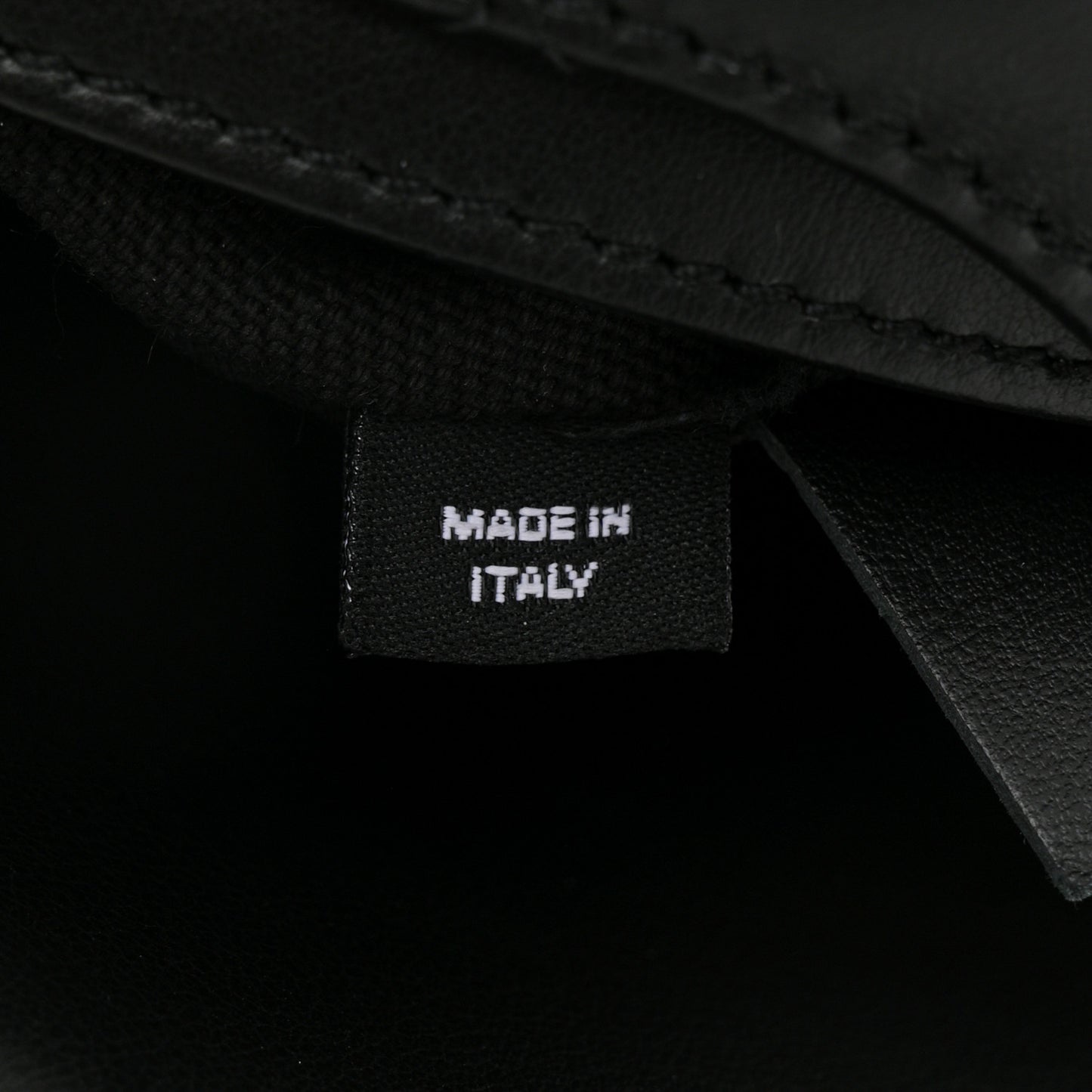 Calfskin Quilted CC Uniform Flap Belt Bag Black