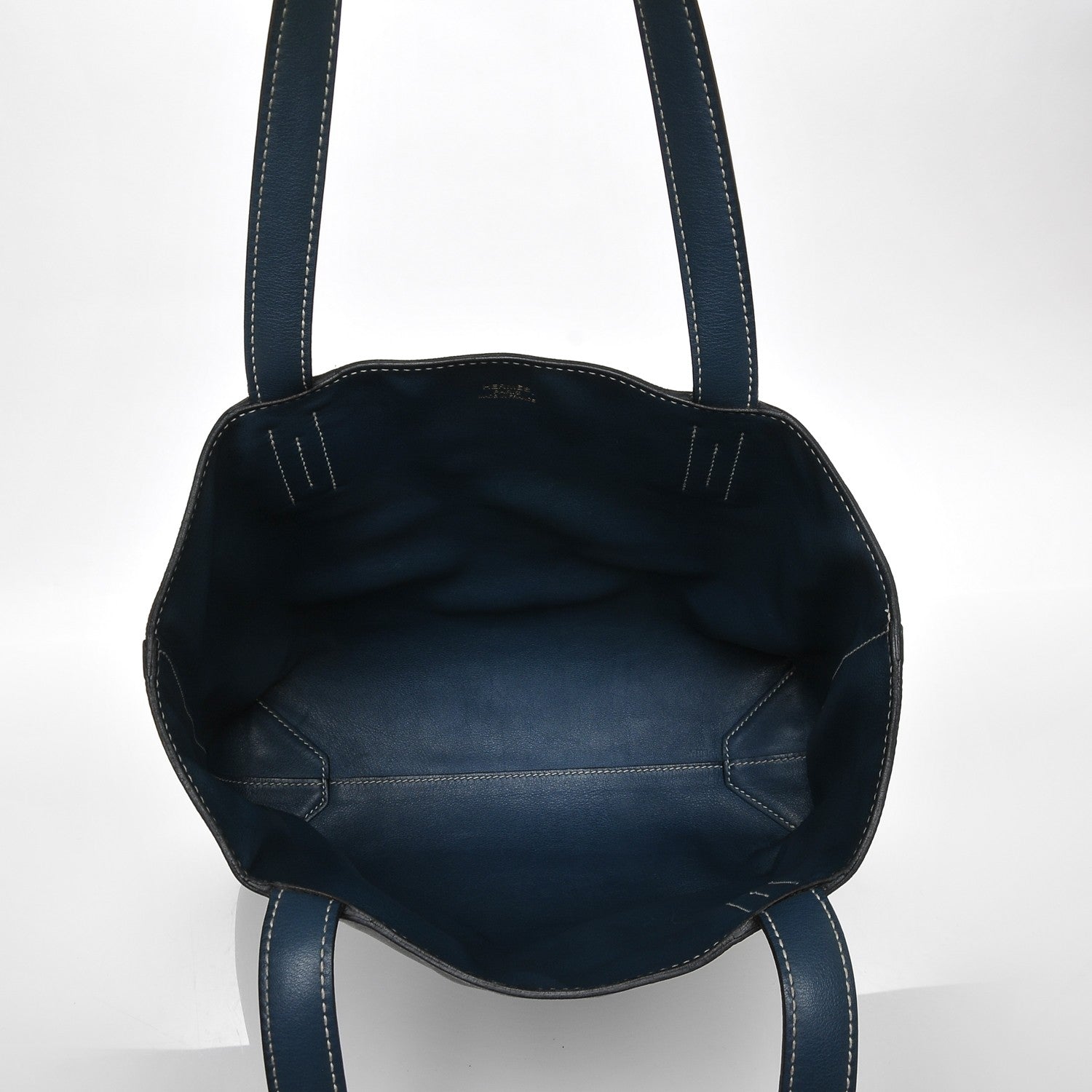 Hermes Sikkim Double Sens 30 Reversible Tote Indigo Colvert 7 of 10