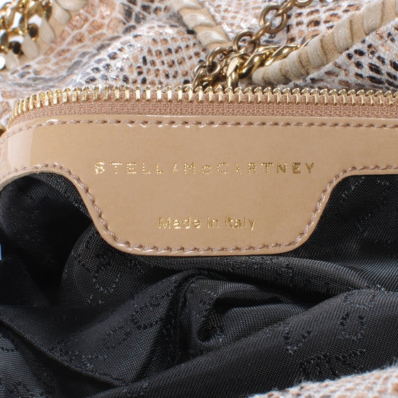 Stella McCartney Faux Python Large Falabella Tote Camel 5 of 6