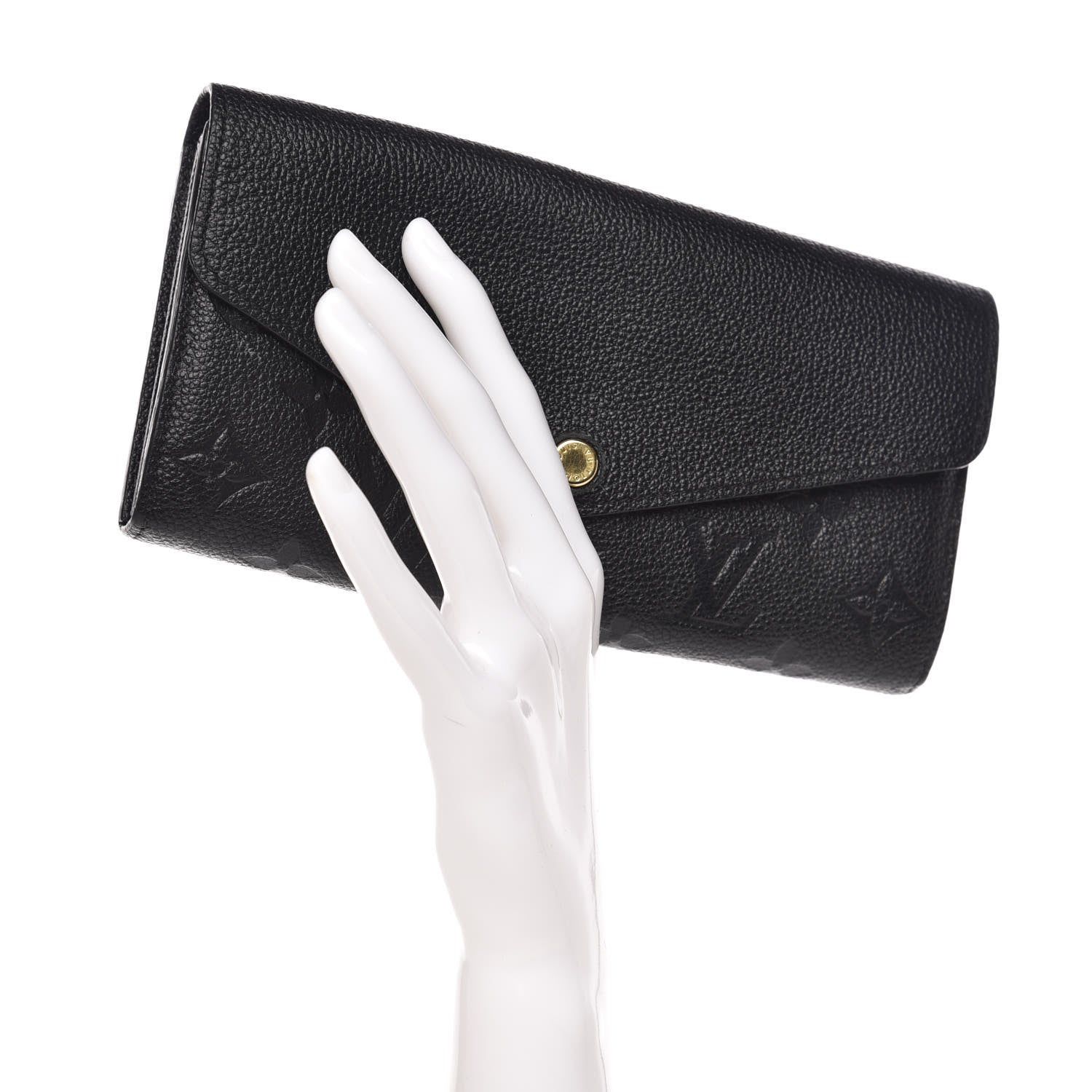 Louis Vuitton Empreinte Sarah Wallet NM Black 2 of 8