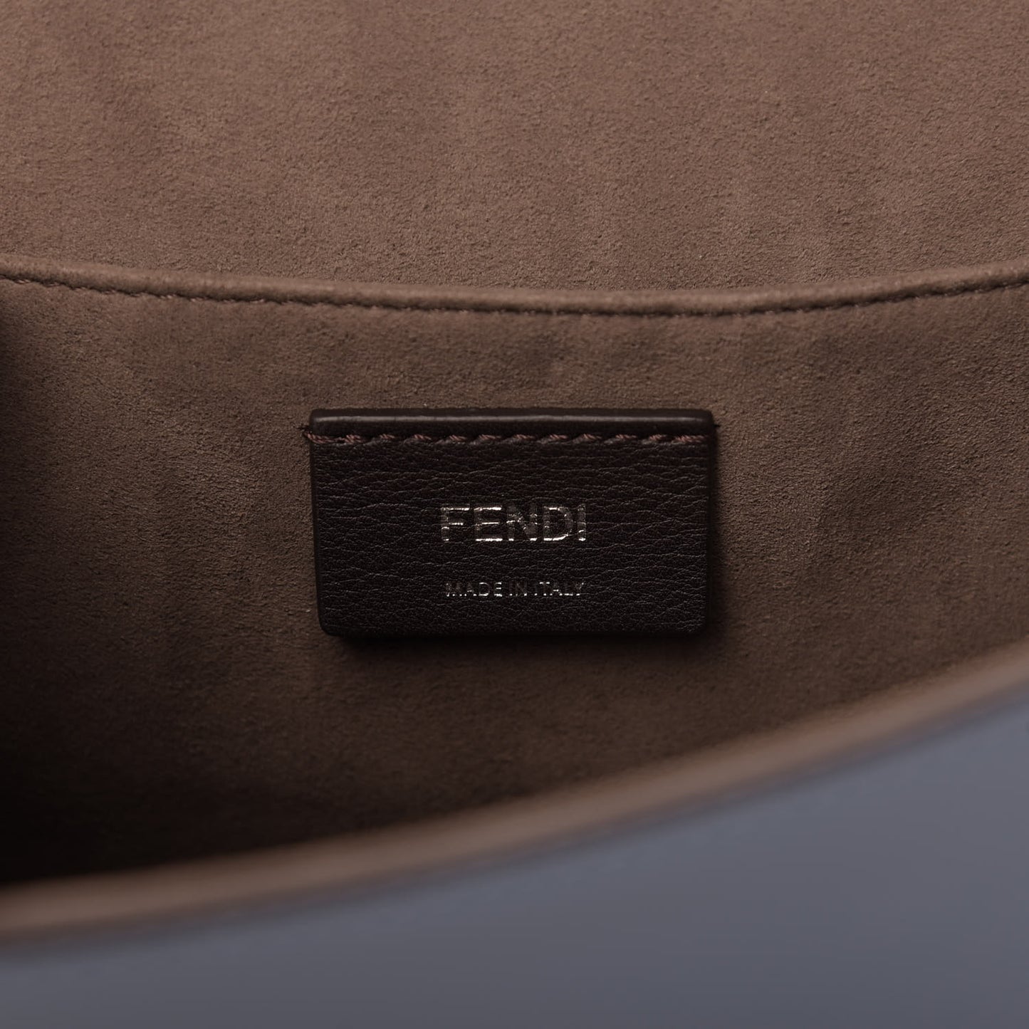 Vitello Century Opaco F is Fendi Kan I Shoulder Bag Ceruleo