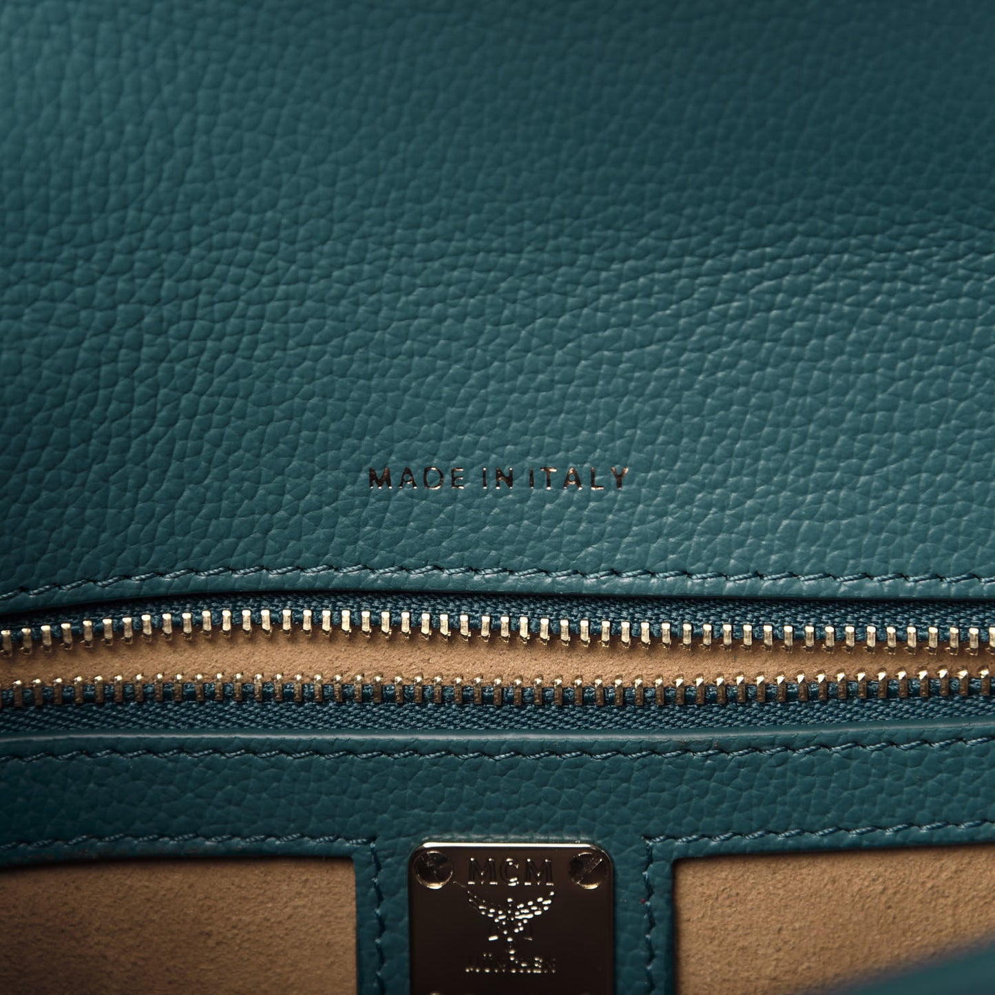 Calfskin Studded Small Patricia Crossbody Bag Deep Lagoon