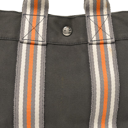 Hermes Cotton Canvas Tout Fourre PM Grey 7 of 9
