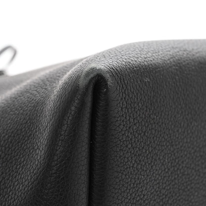 Louis Vuitton Calfskin Lockme Hobo Black 12 of 14