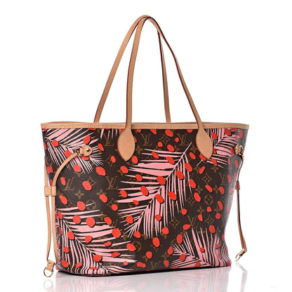 Louis Vuitton Monogram Jungle Dots Neo Neverfull MM Sugar Pink Poppy 4 of 10