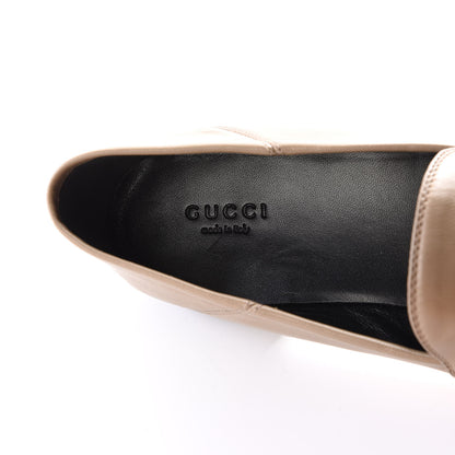 Gucci Lambskin Womens Brixton Horsebit Loafers 41 Mud 7 of 9