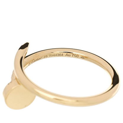 Cartier 18K Yellow Gold Small Juste Un Clou Ring 49 5 5 of 6