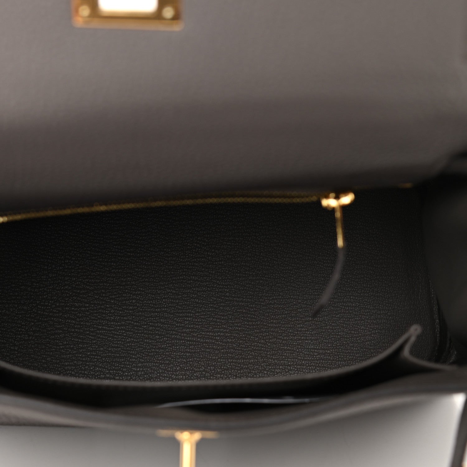 Hermes Togo Kelly Retourne 25 Etain 5 of 11