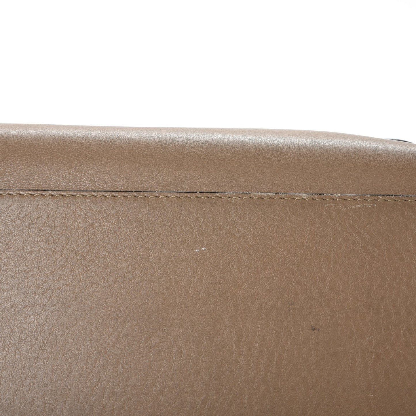 Smooth Calfskin Suede Medium Tri-Color Trapeze Olive