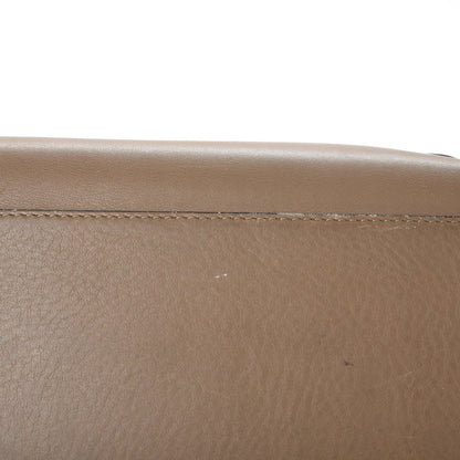 Celine Smooth Calfskin Suede Medium Tri-Color Trapeze Olive 23 of 31