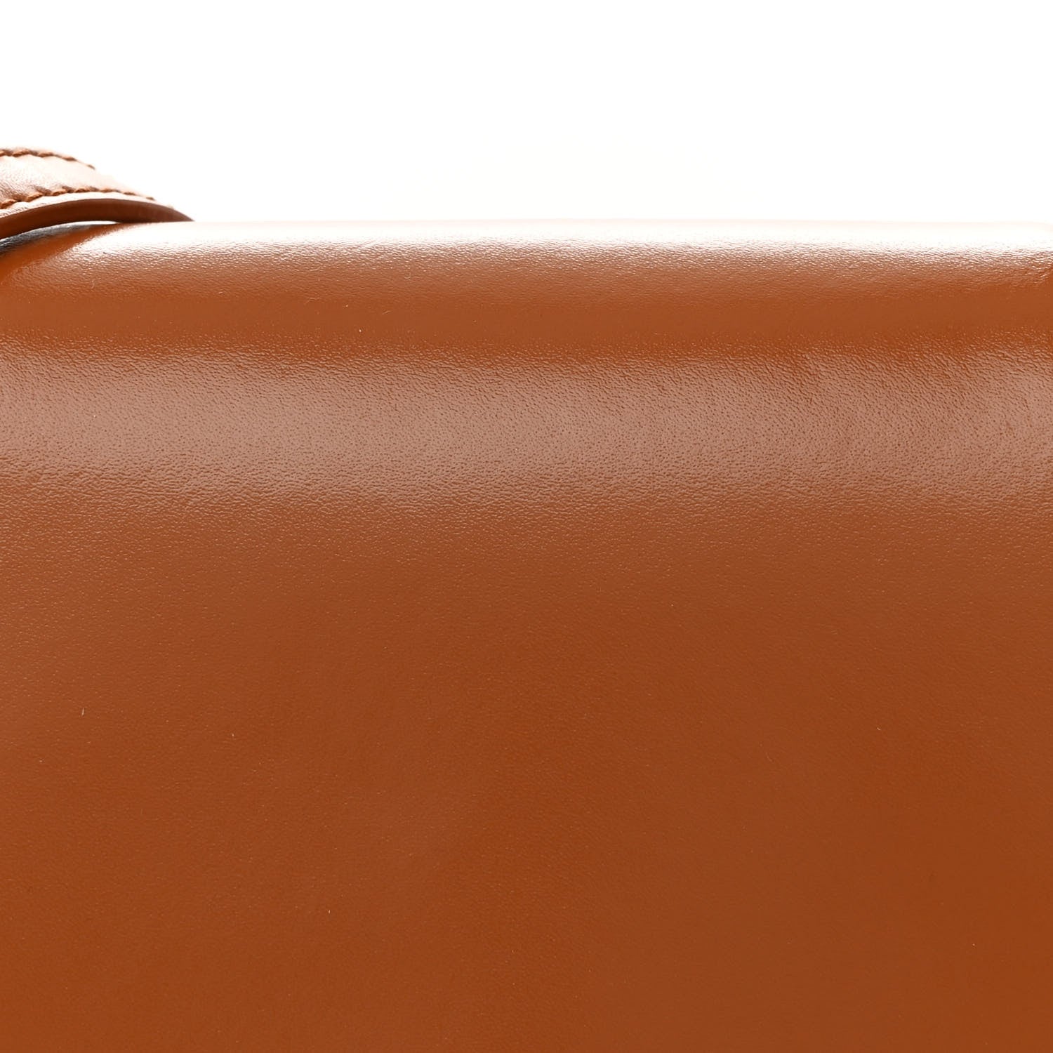 Balenciaga Shiny Box Calfskin Small Hourglass Top Handle Bag Camel 9 of 11