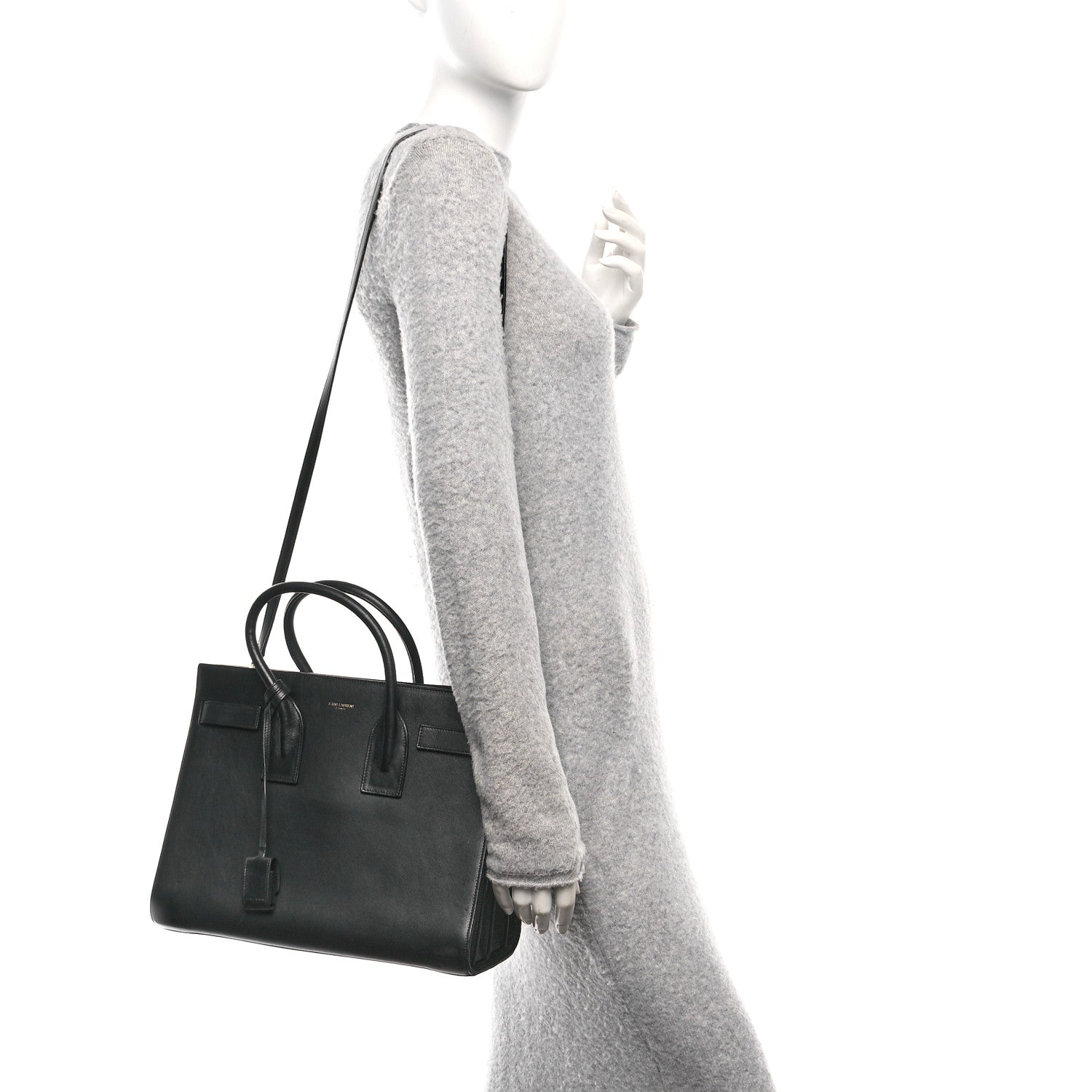 Saint Laurent Calfskin Small Sac De Jour Black 2 of 11