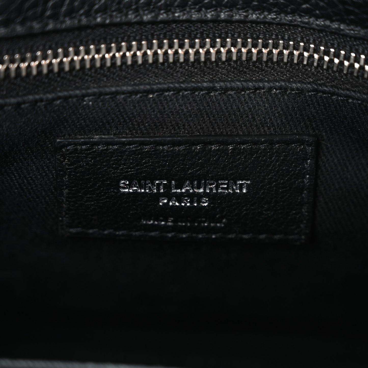 Grained Calfskin Baby Supple Sac De Jour Black