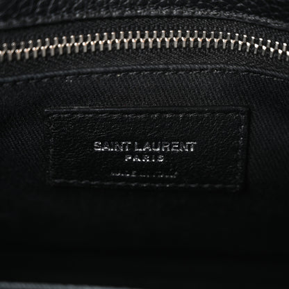 Saint Laurent Grained Calfskin Baby Supple Sac De Jour Black 6 of 10