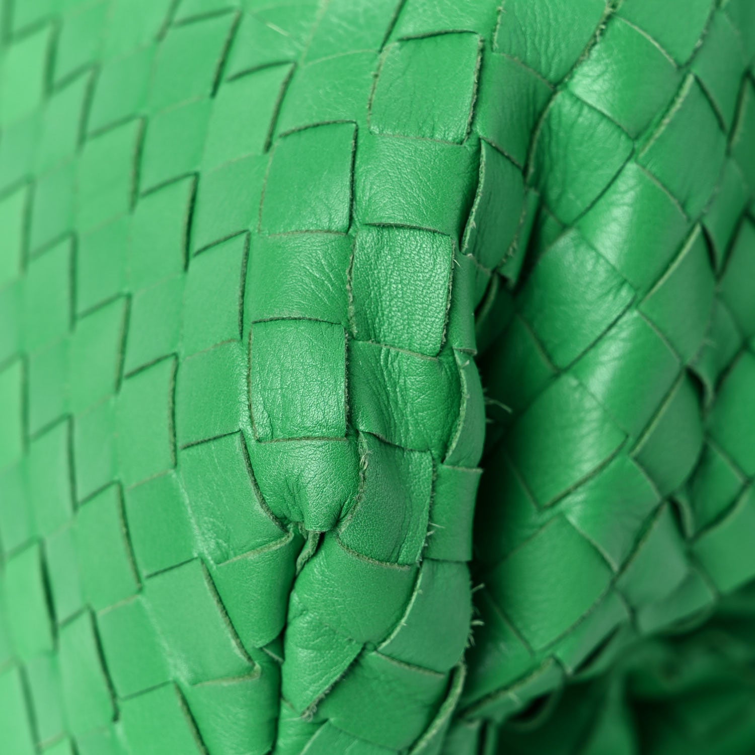 Bottega Veneta Nappa Maxi Intrecciato The Pouch Oversized Clutch Racing Green 9 of 15
