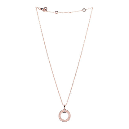 Bulgari 18K Rose Gold Diamond BVLGARI BVLGARI Pendant Necklace 2 of 4