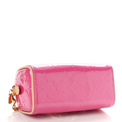 Louis Vuitton Vernis Monogram Nano Speedy Neon Pink 4 of 10