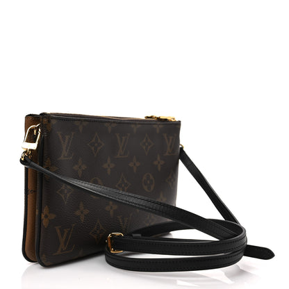 Louis Vuitton Reverse Monogram Giant Double Zip Pochette 3 of 7