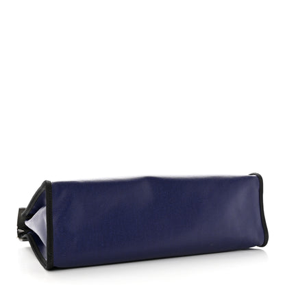 Hermes Toile H Berline Vache Hunter Herbag Zip PM 31 Bleu Encre Black 5 of 17