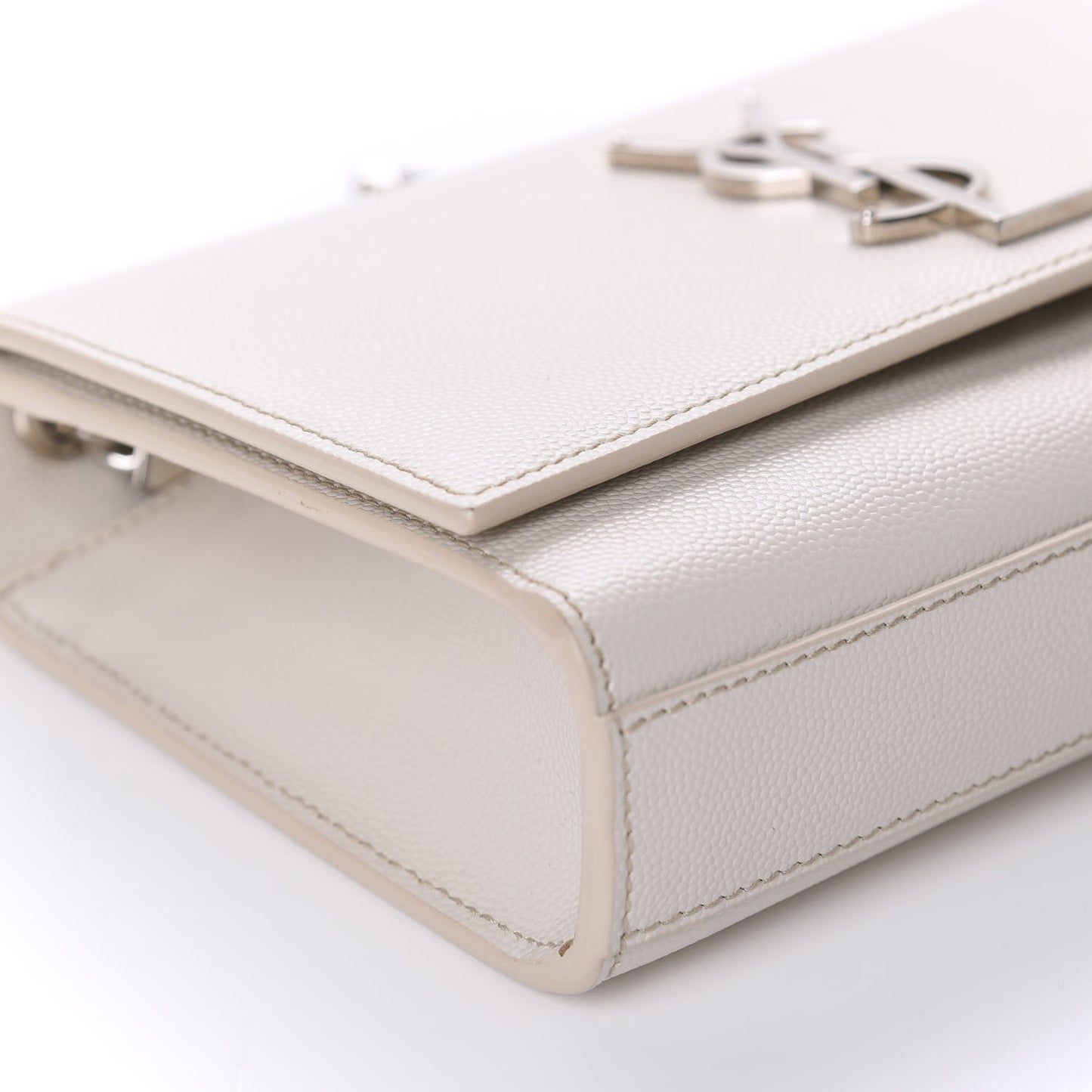 Grain De Poudre Small Monogram Kate Satchel Optical White