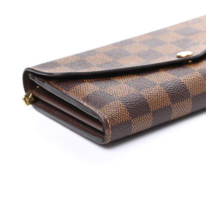 Louis Vuitton Damier Ebene Sarah Wallet NM 7 of 9