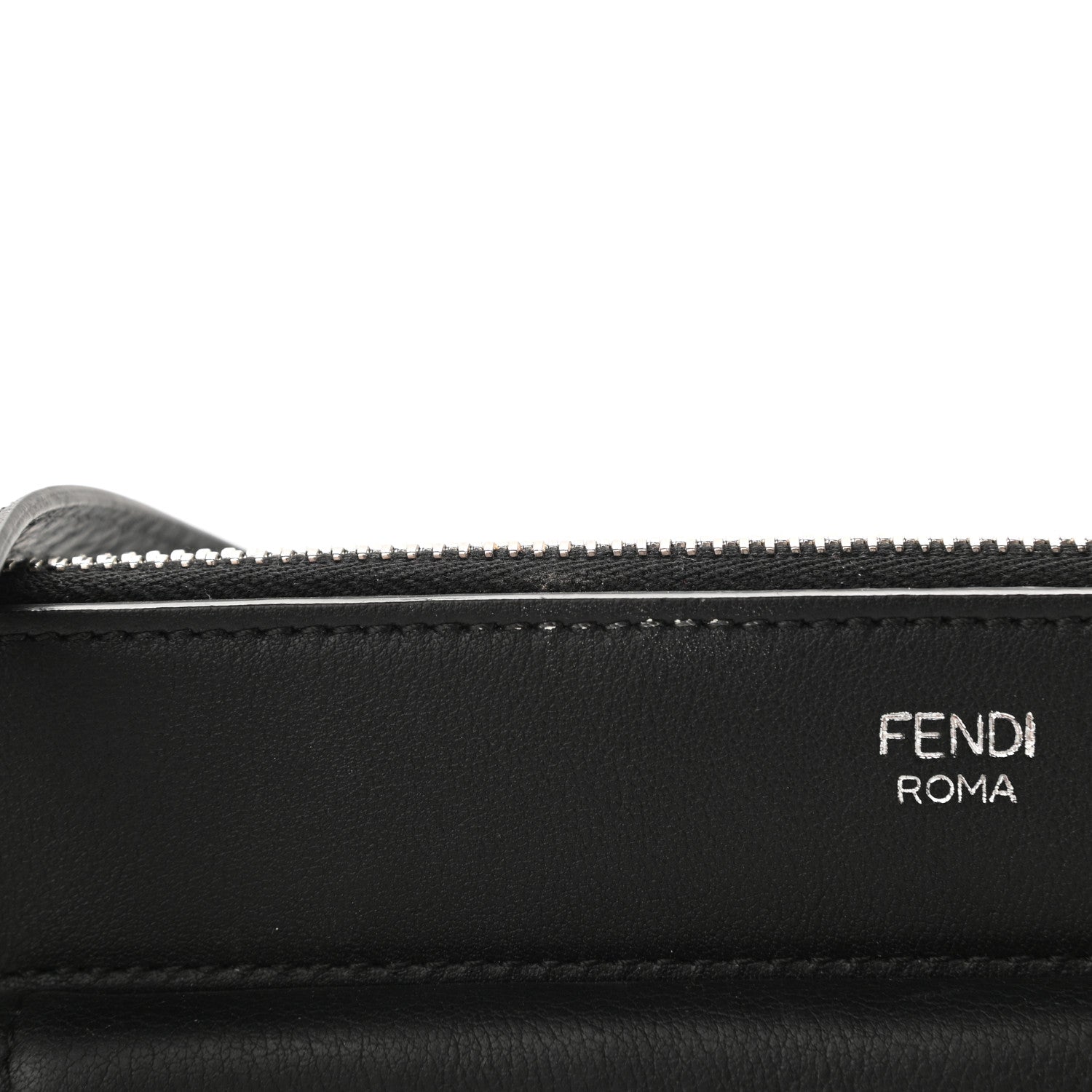 Fendi Vitello Dolce Studded Mini 2Jours Pouch Black Multicolor 10 of 12