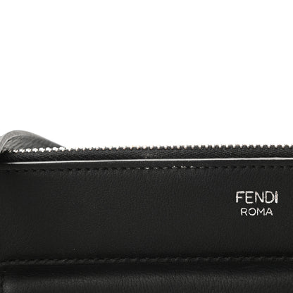 Fendi Vitello Dolce Studded Mini 2Jours Pouch Black Multicolor 10 of 12