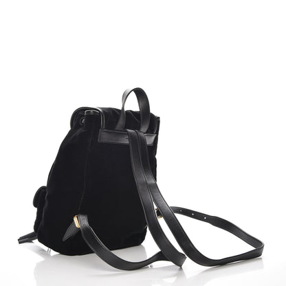 Saint Laurent Velvet Calfskin Small Festival Backpack Black 3 of 3