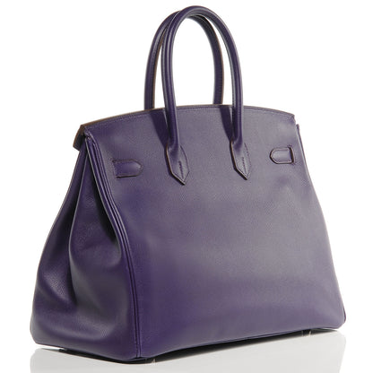 Hermes Epsom Birkin 35 Iris 3 of 10