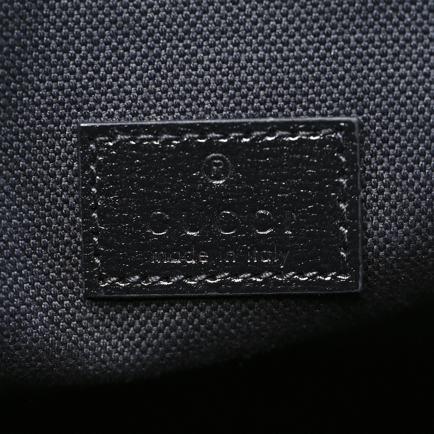 Gucci GG Supreme Monogram Azalea Calfskin Retro Interlocking G Large Duffle Bag Black Grey 5 of 8