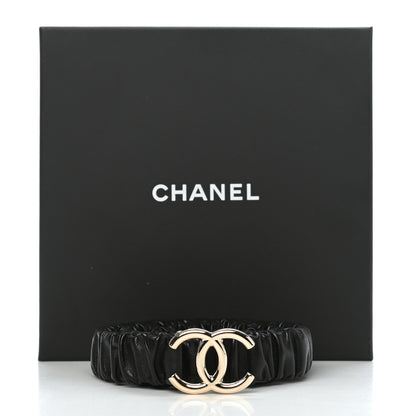 Chanel Lambskin CC Belt 80 Black 4 of 4
