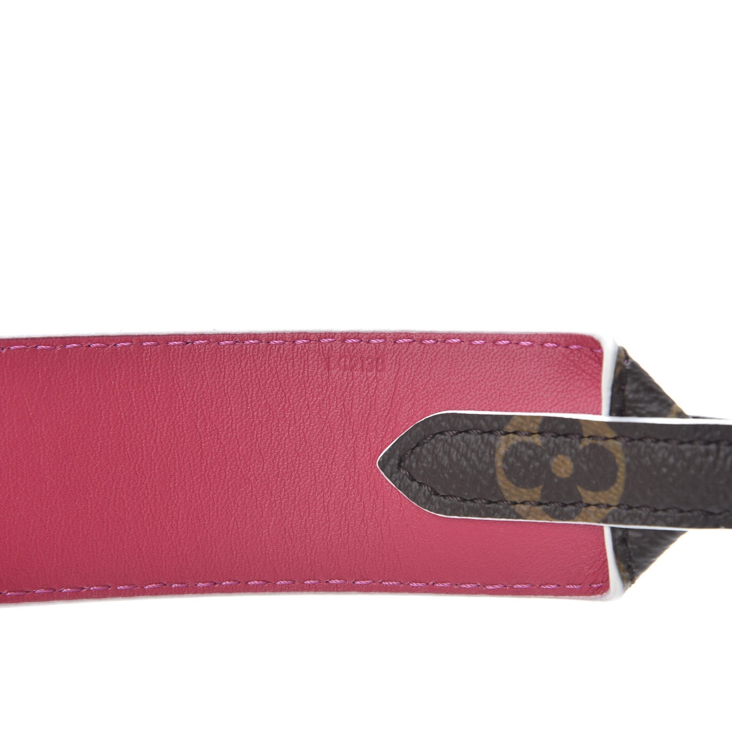 Monogram Bandouliere Shoulder Strap Hot Pink