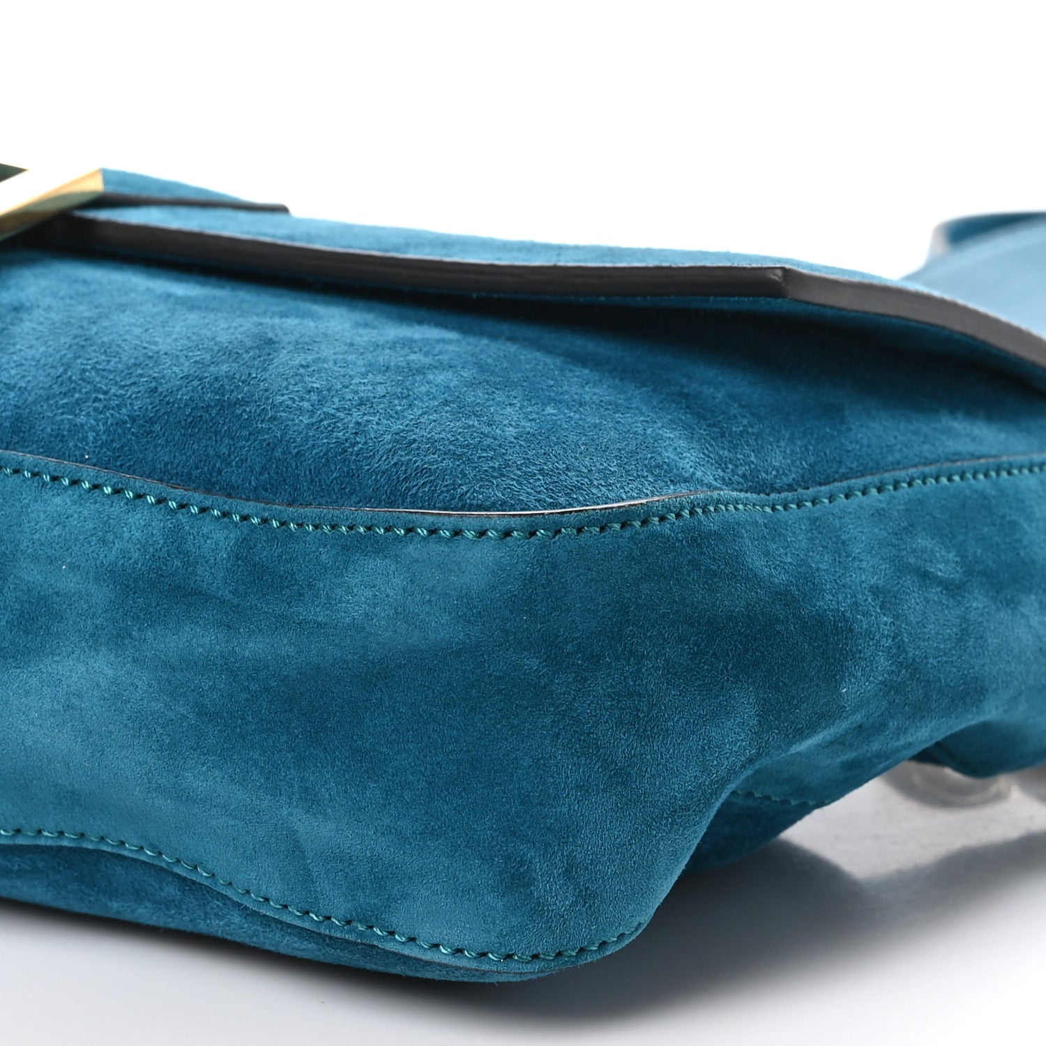 Fendi Chamois Large Baguette Ottanio 10 of 10