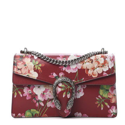 Gucci Calfskin Blooms Print Small Dionysus Shoulder Bag Romantic Cherry Multicolor 1 of 10