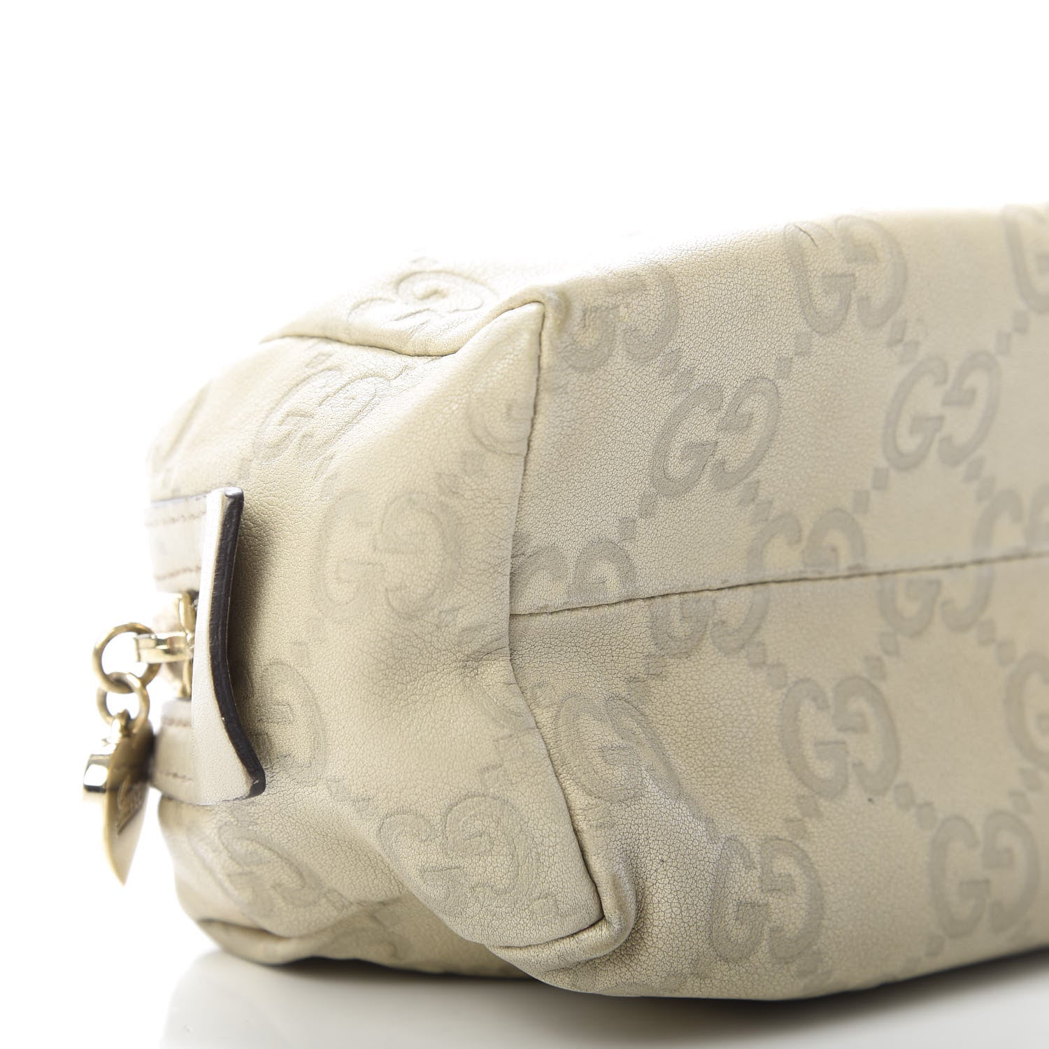 Gucci Guccissima Small Cosmetic Pouch Off White 6 of 9