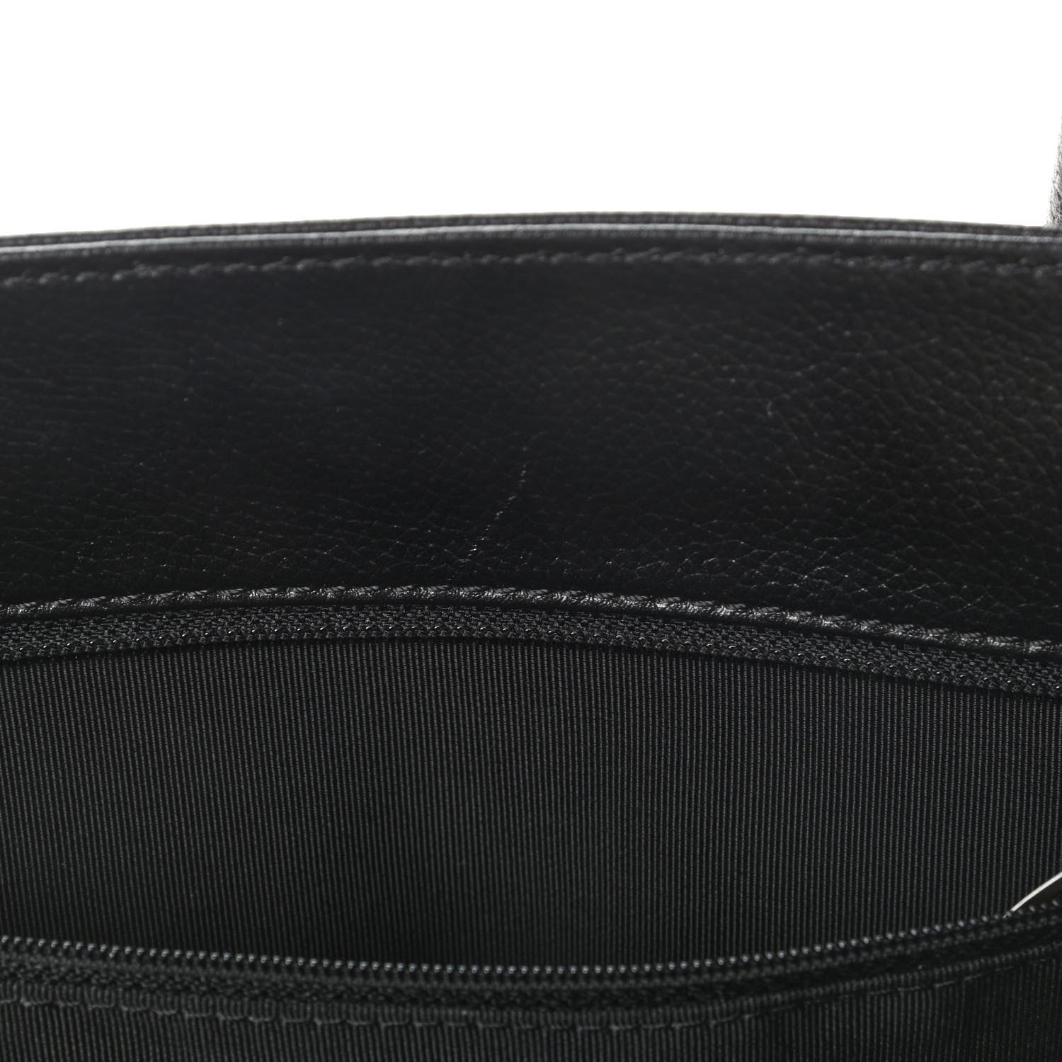 Chanel Calfskin Cerf Executive Shopper Tote Black 12 of 14
