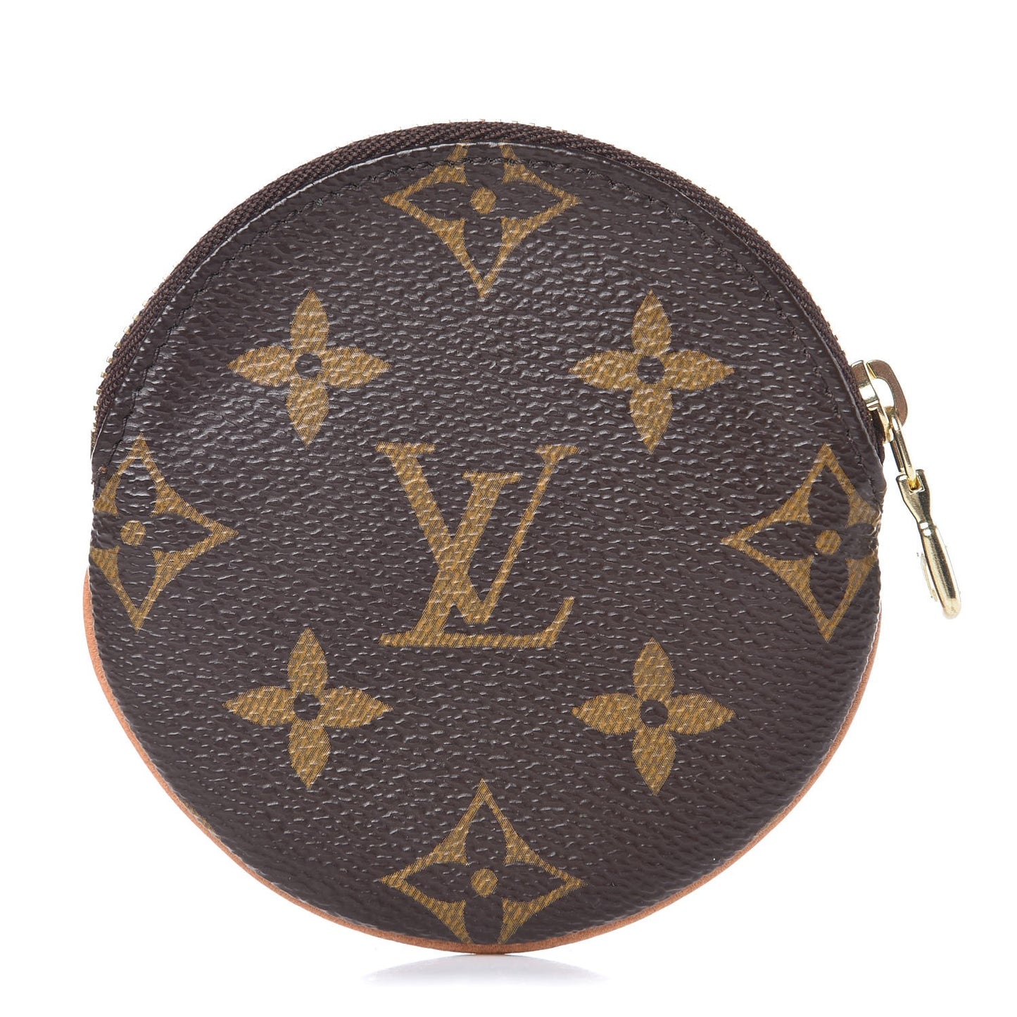 Monogram Round Coin Purse