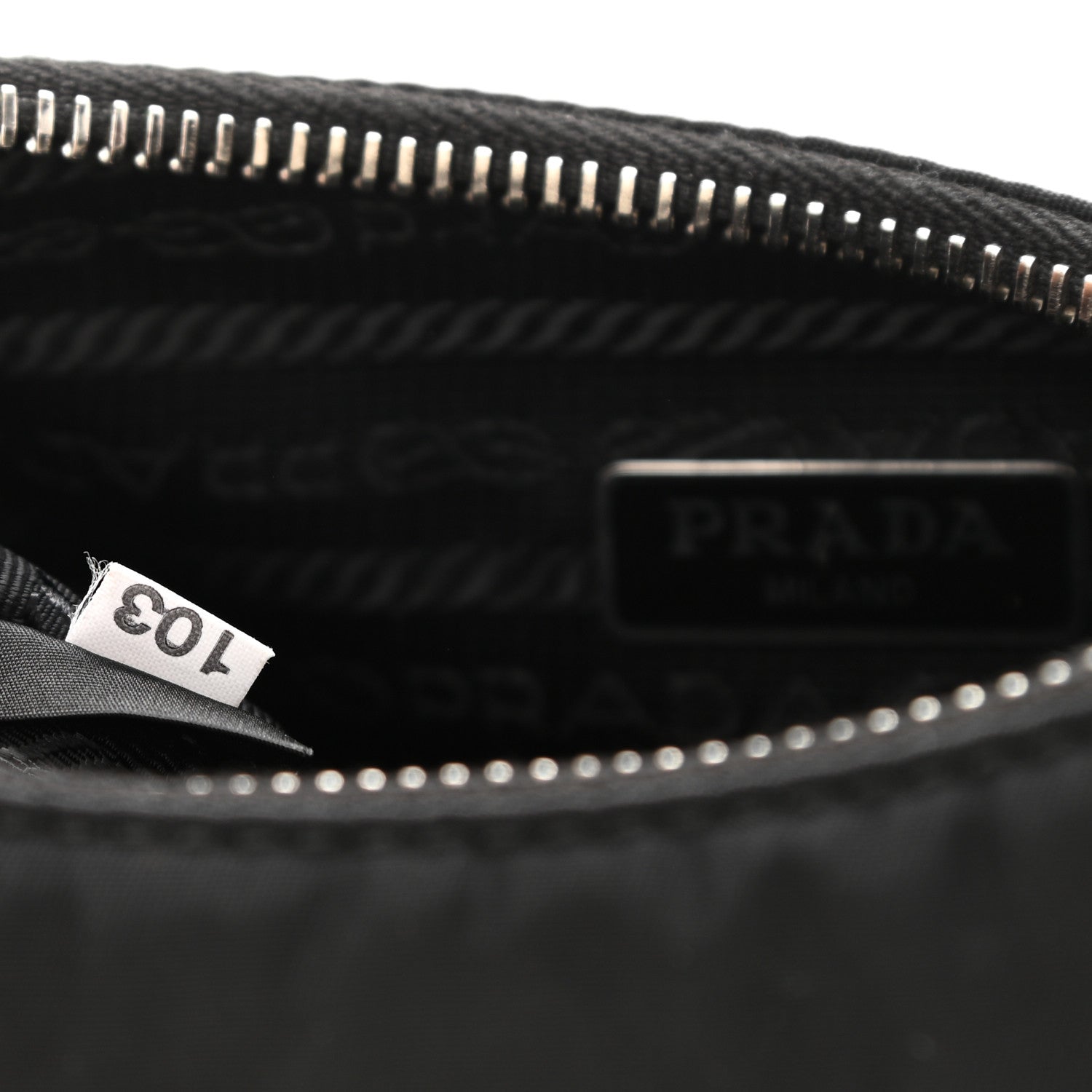 Prada Nylon Re-Edition 2005 Shoulder Bag Black 10 of 13
