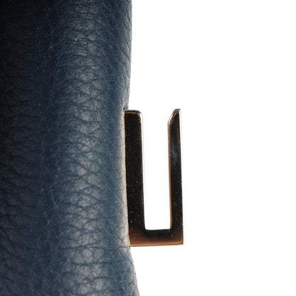 Hermes Taurillon Clemence Birkin 35 Bleu De Prusse 18 of 26