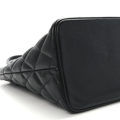 Chanel Caviar Quilted Medallion Tote Black 9 of 14