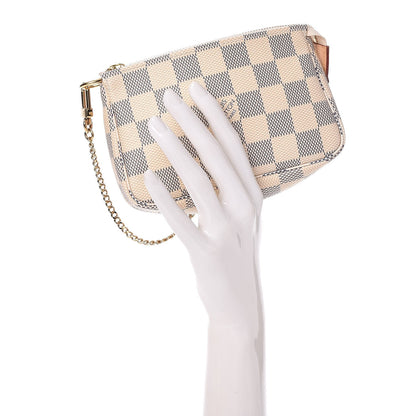 Louis Vuitton Damier Azur Mini Pochette Accessories 2 of 7