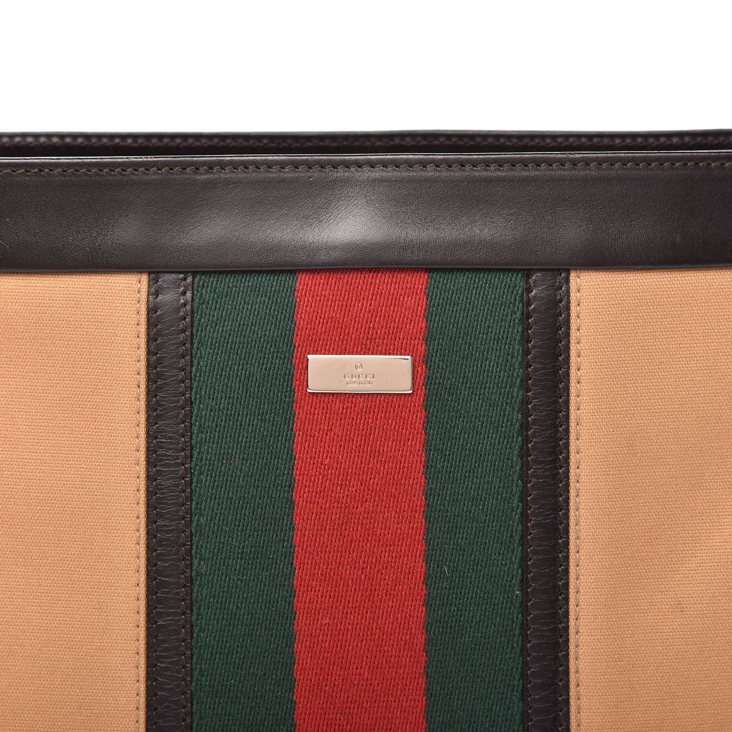 Canvas Web Hobo Dark Brown