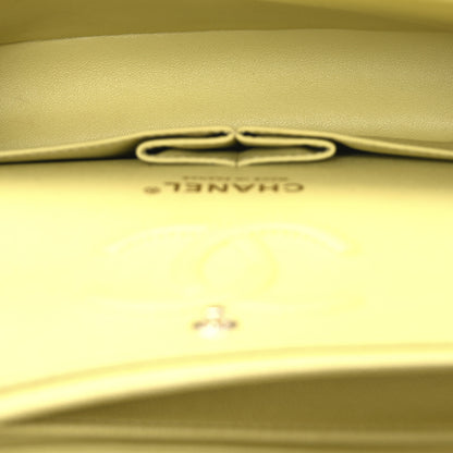 Chanel Caviar Quilted Small Double Flap Light Yellow 5 of 12