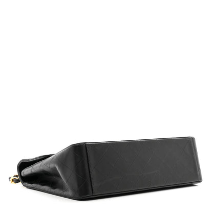 Chanel Lambskin Quilted XL Jumbo Single Flap Black 4 of 11