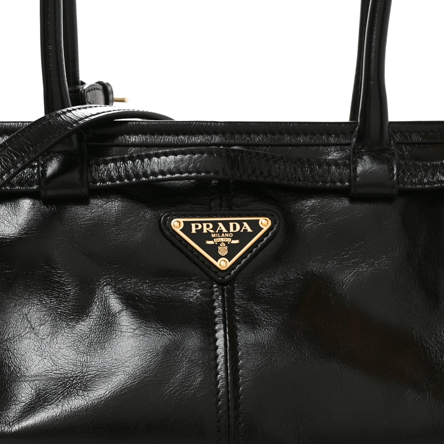 Soft Lux Calfskin Triangle Medium Bonnie Shoulder Bag Black
